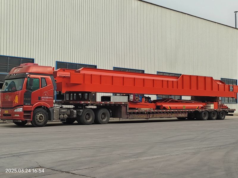 通用橋式起重機 QDXX32/5t—19.5m 電動單梁橋式起重機 2臺 LD10t—16.5m 制作完成，發往河北石家莊交付客戶使用。